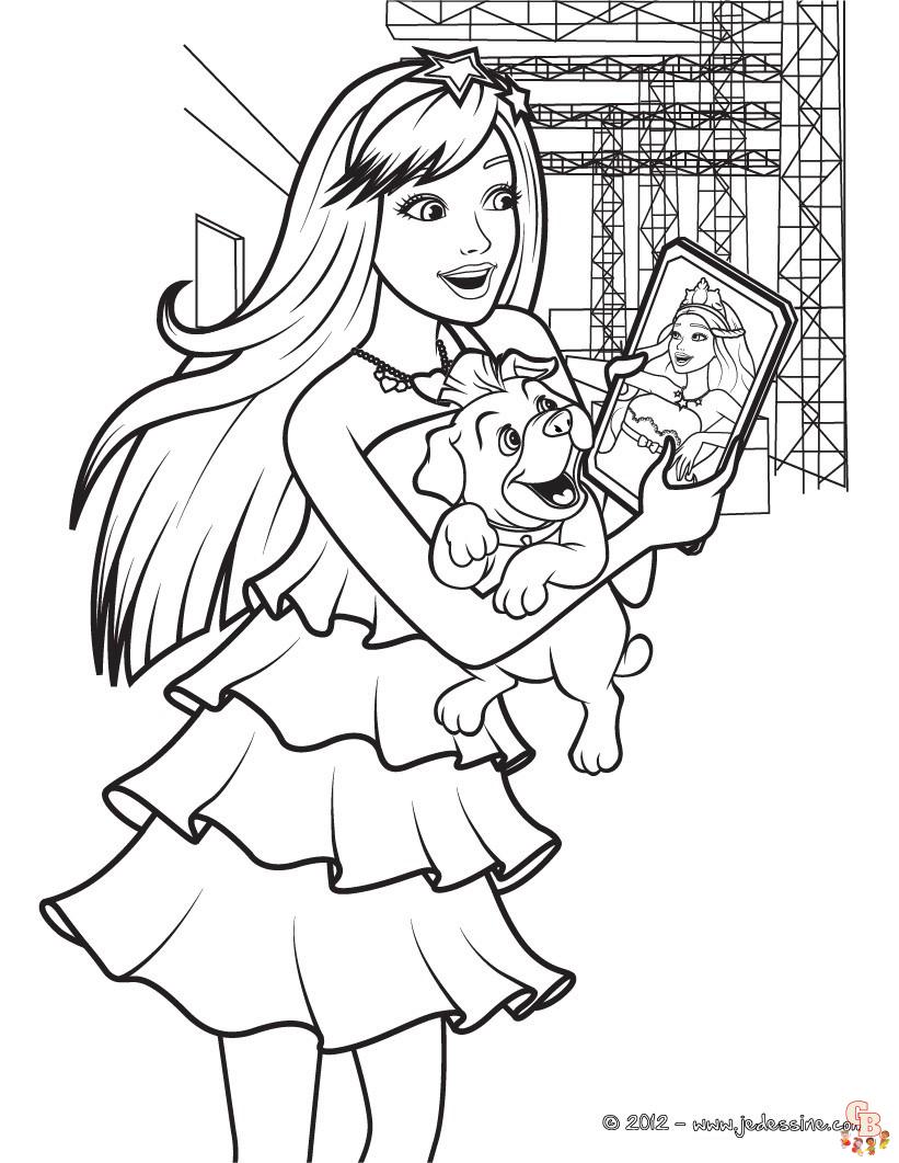 Coloriage Barbie Dreamhouse