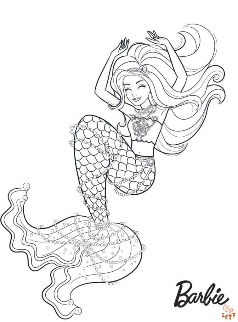 Coloriage Barbie Dreamtopia