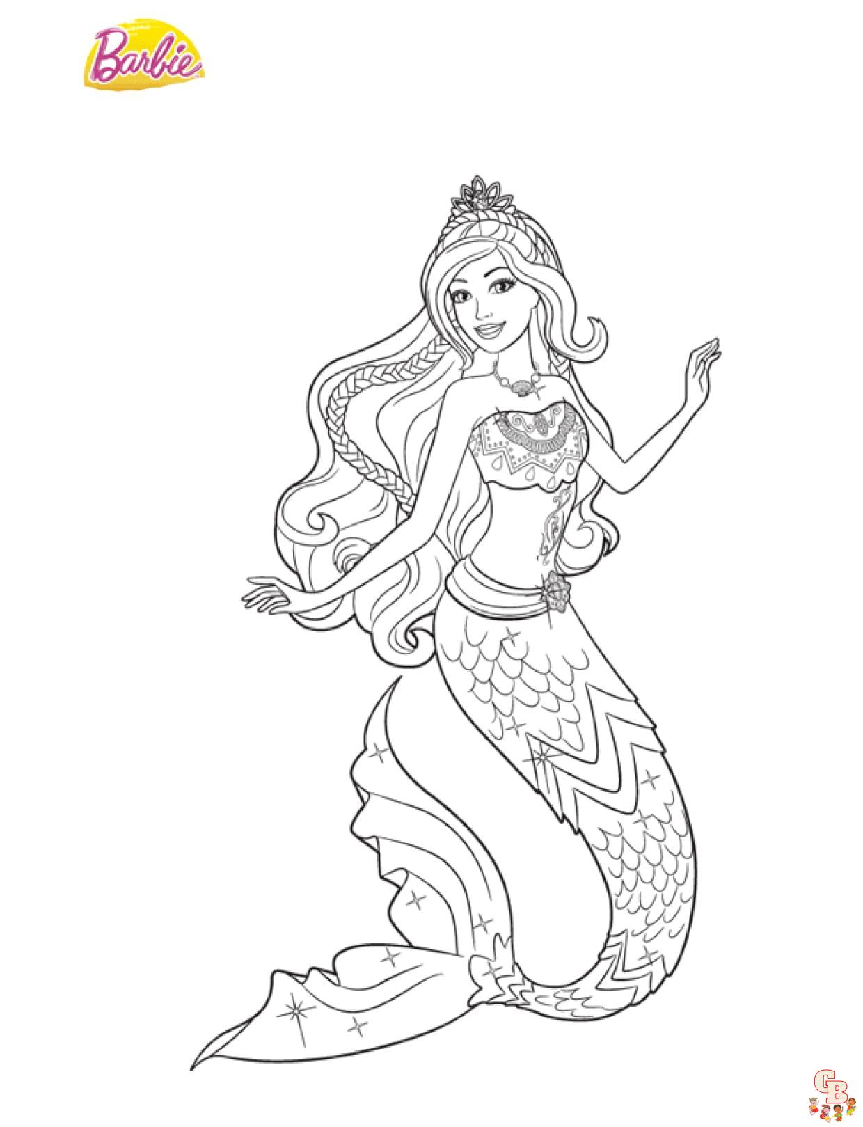 Coloriage Barbie Dreamtopia