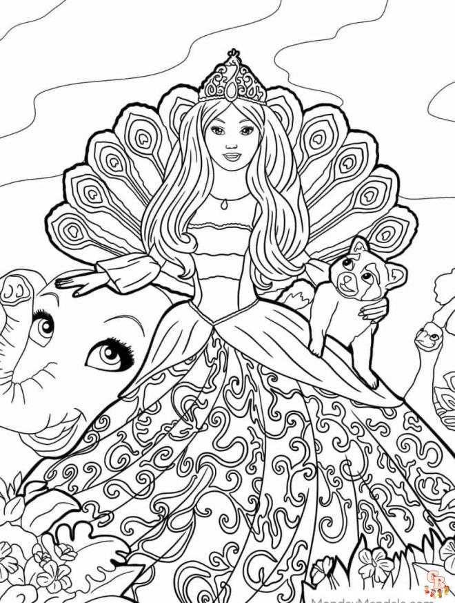 Coloriage Barbie Dreamtopia