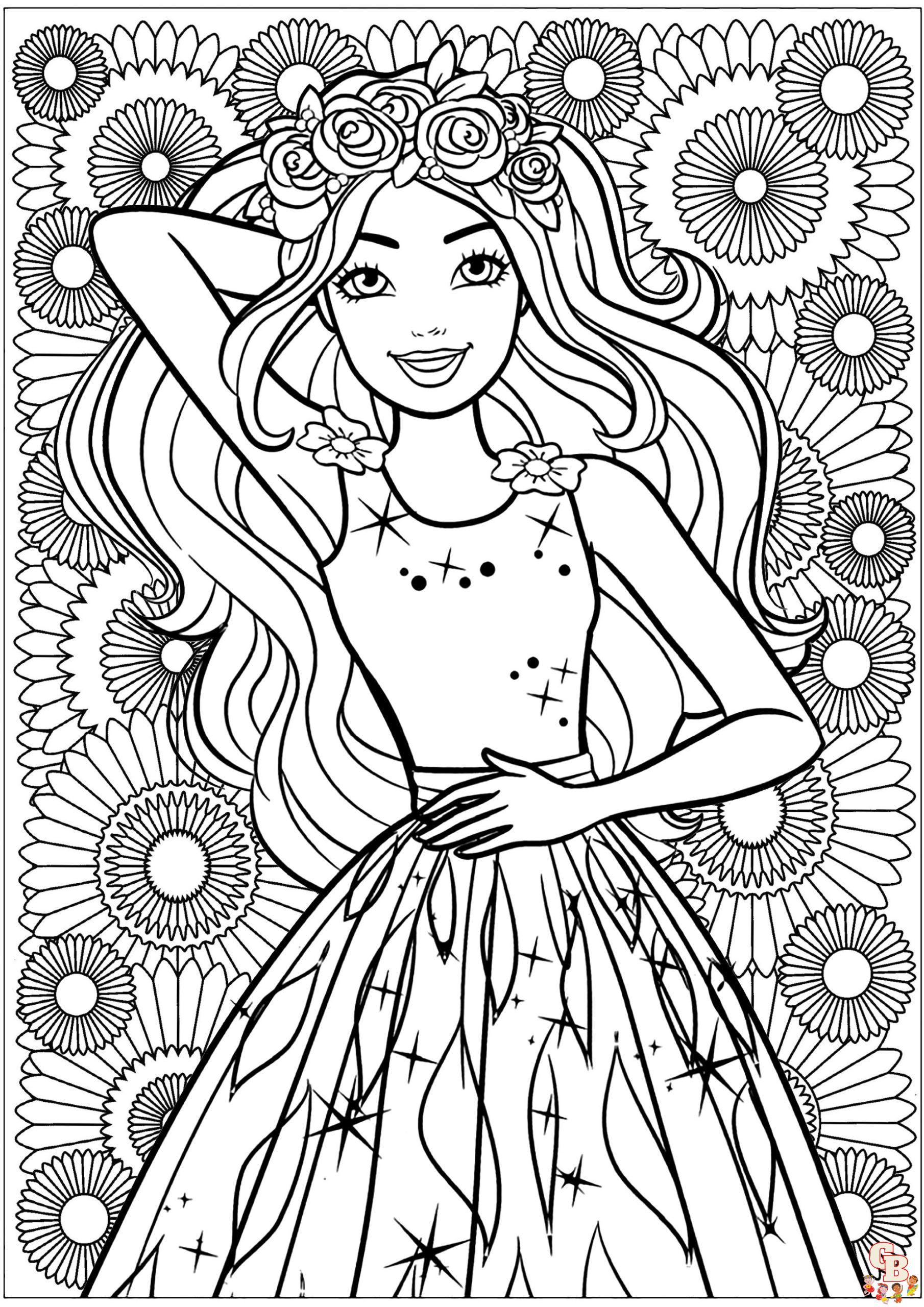 Coloriage Barbie Dreamtopia