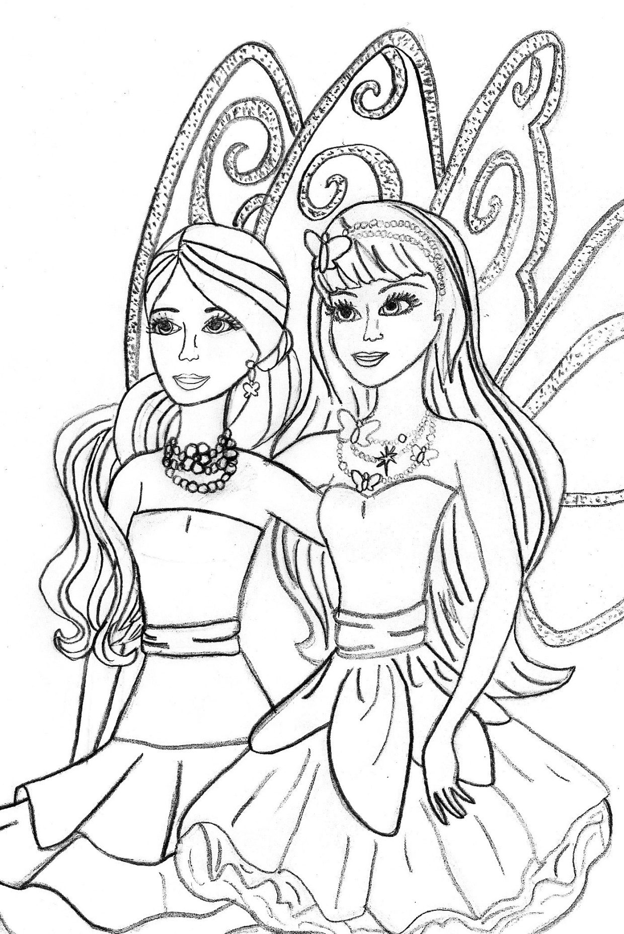 Coloriage Barbie Dreamtopia