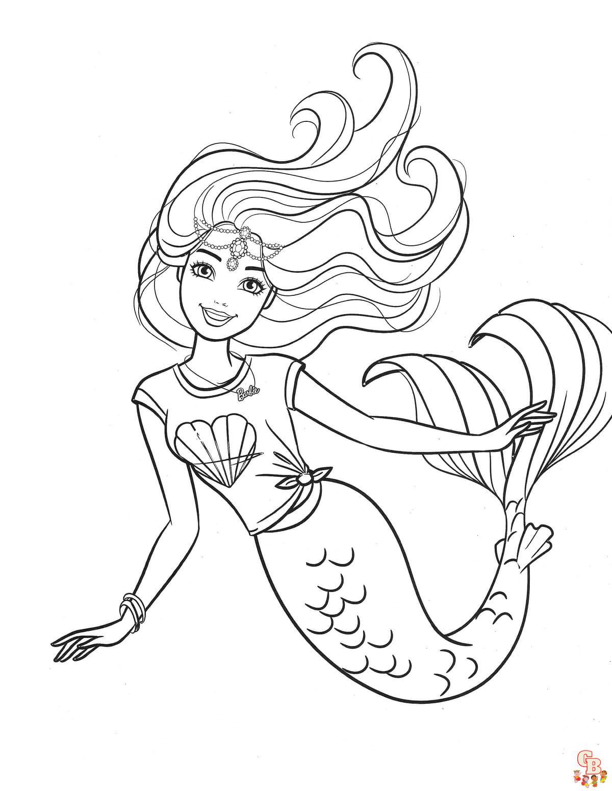 Coloriage Barbie Dreamtopia