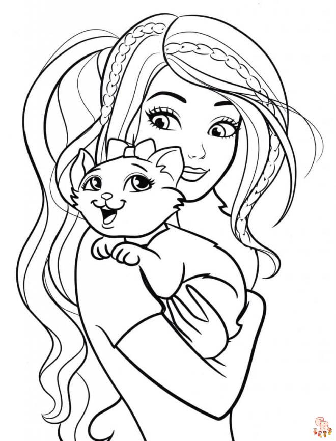 Coloriage Barbie Dreamtopia