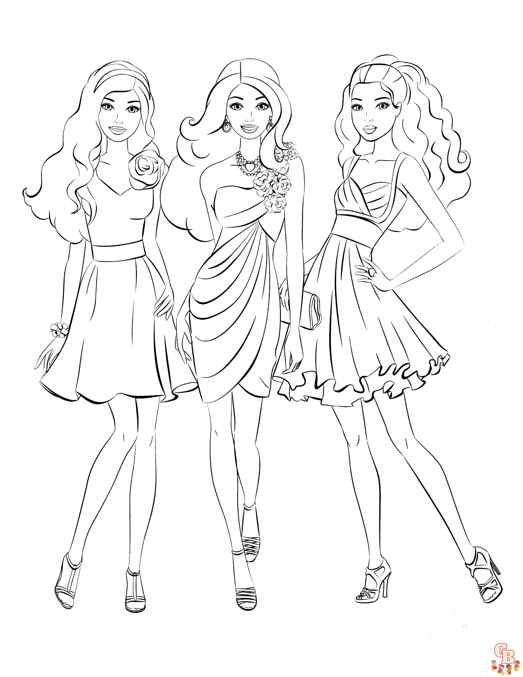 Coloriage Barbie Princesse