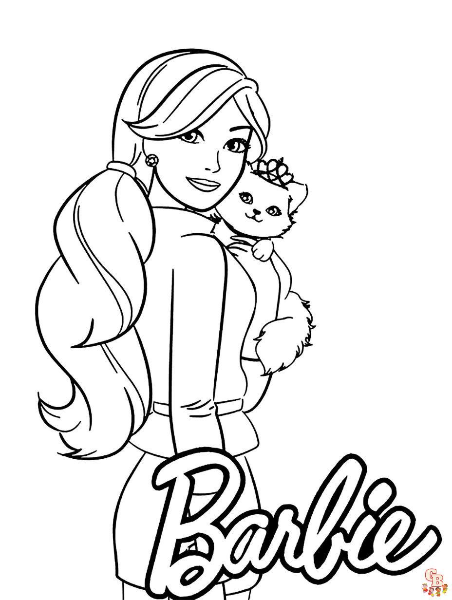 Coloriage Barbie Princesse