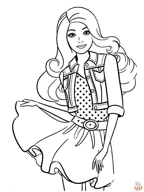 Coloriage Barbie Princesse