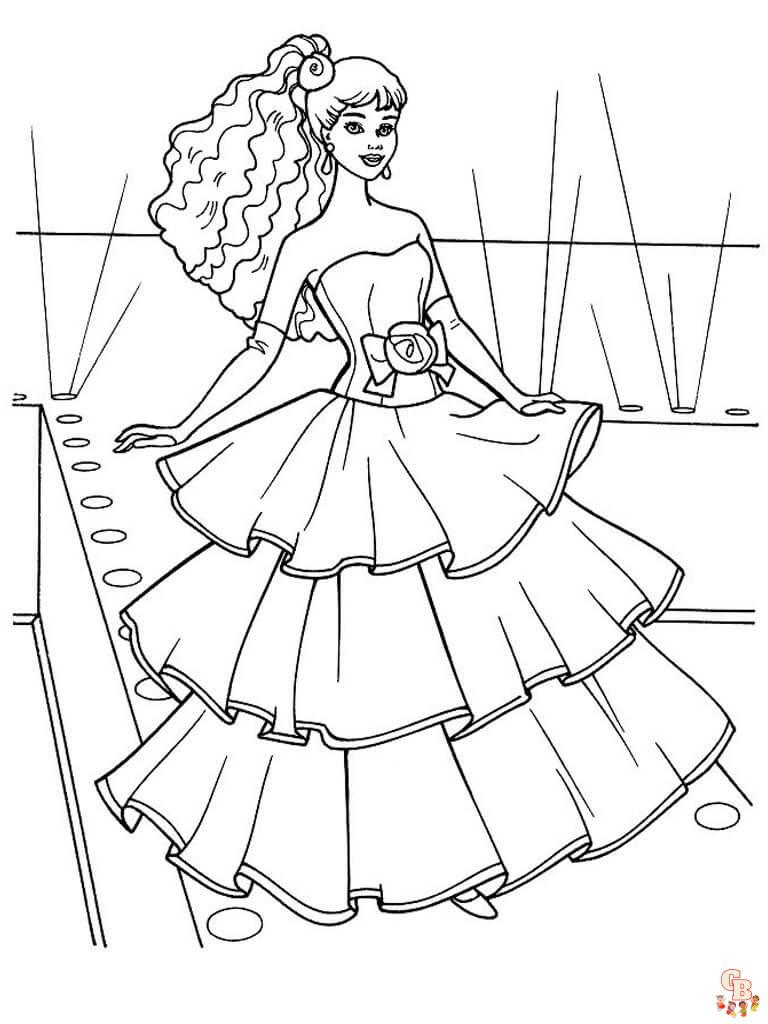 Coloriage Barbie Princesse