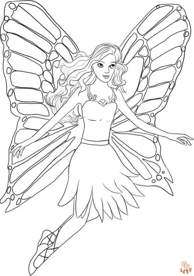 Coloriage Barbie Princesse