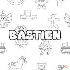 Coloriage Bastien