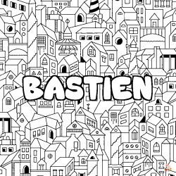 Coloriage Bastien