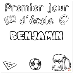 Coloriage Benjamin