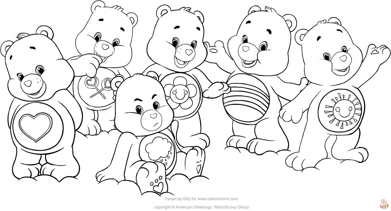 Coloriage Bisounours