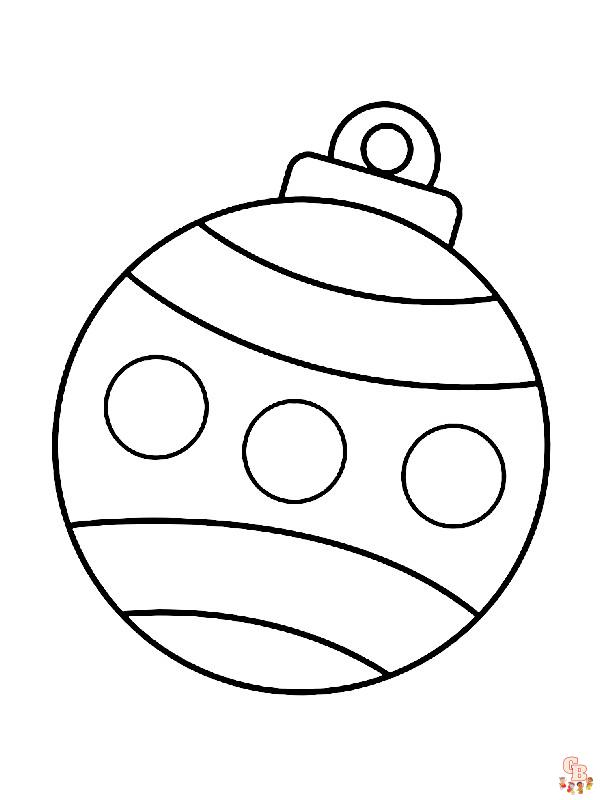 Coloriage Boule De Noel