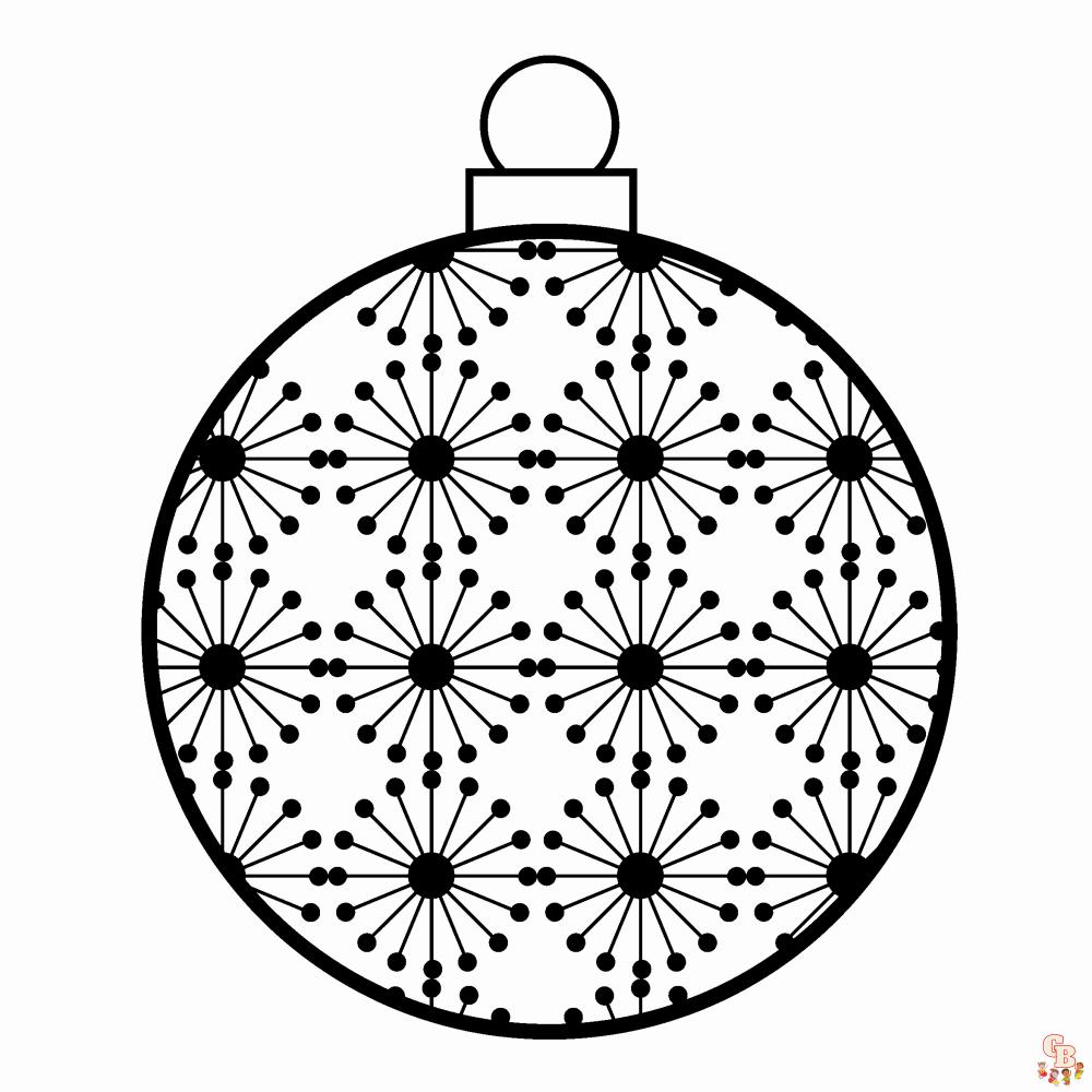 Coloriage Boule De Noel