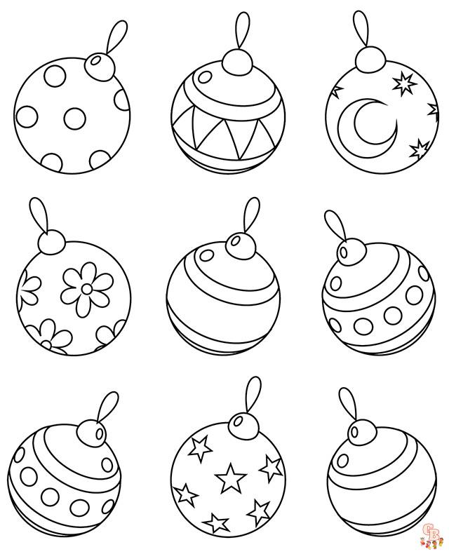 Coloriage Boule De Noel