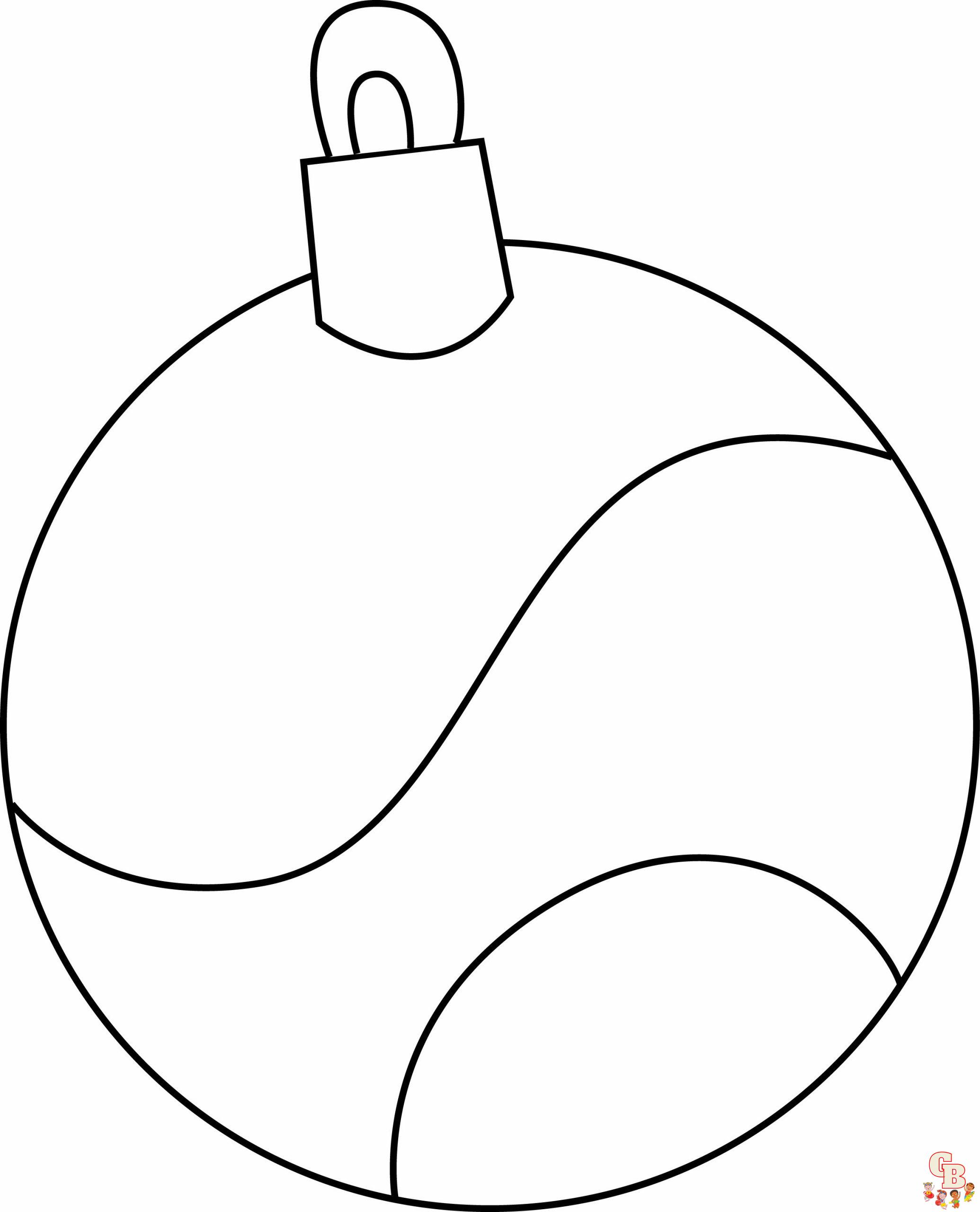 Coloriage Boule De Noel