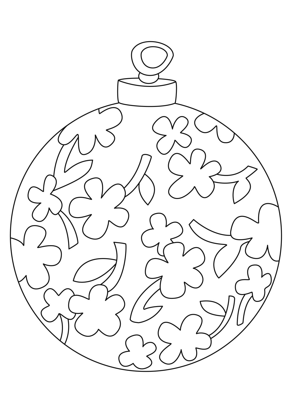 Coloriage Boule De Noel