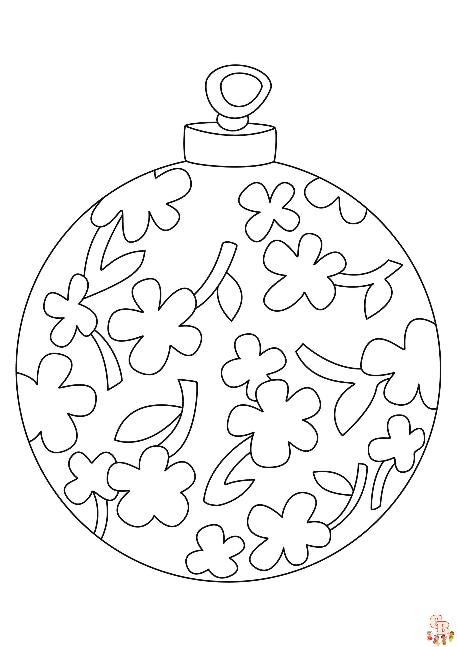 Coloriage Boule De Noel