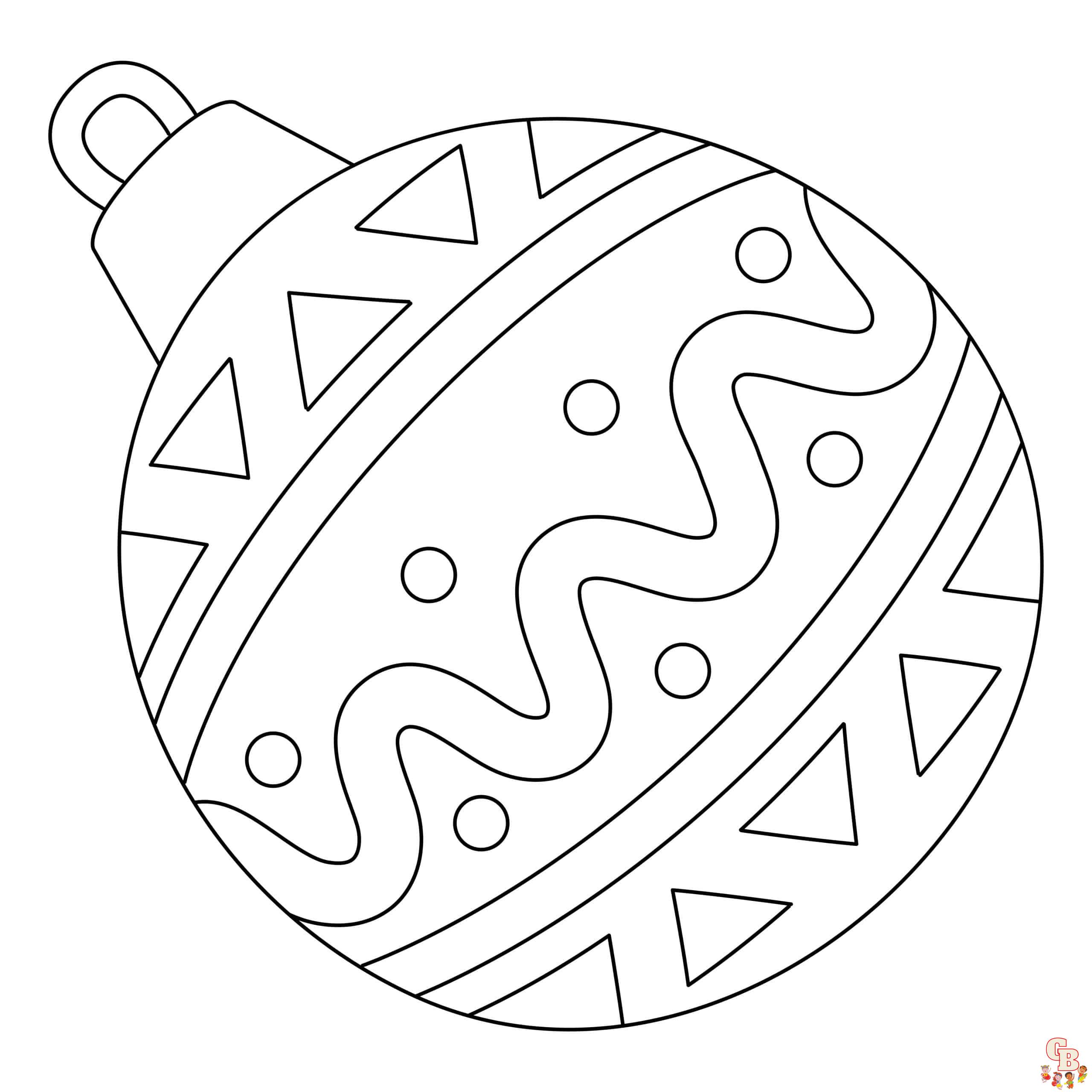 Coloriage Boule De Noel