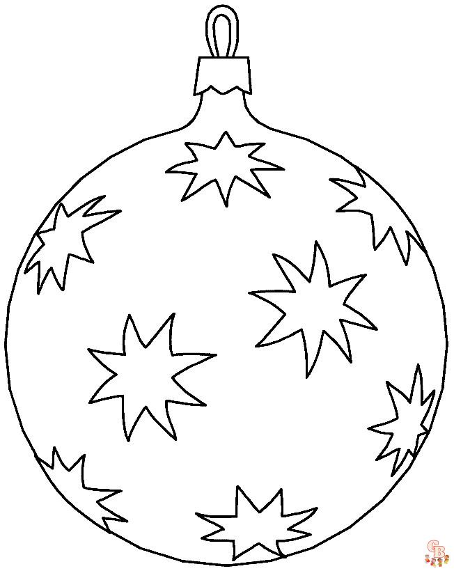 Coloriage Boule De Noel