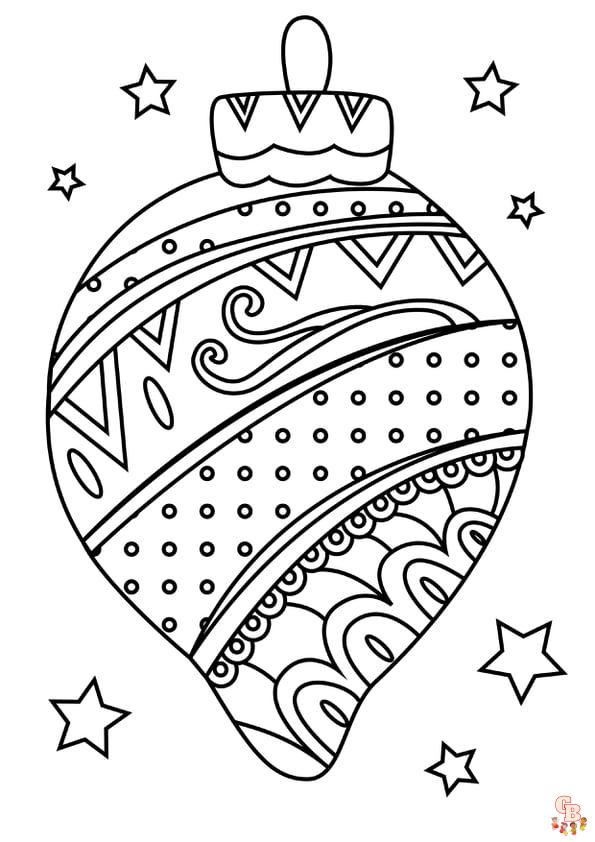 Coloriage Boule De Noel