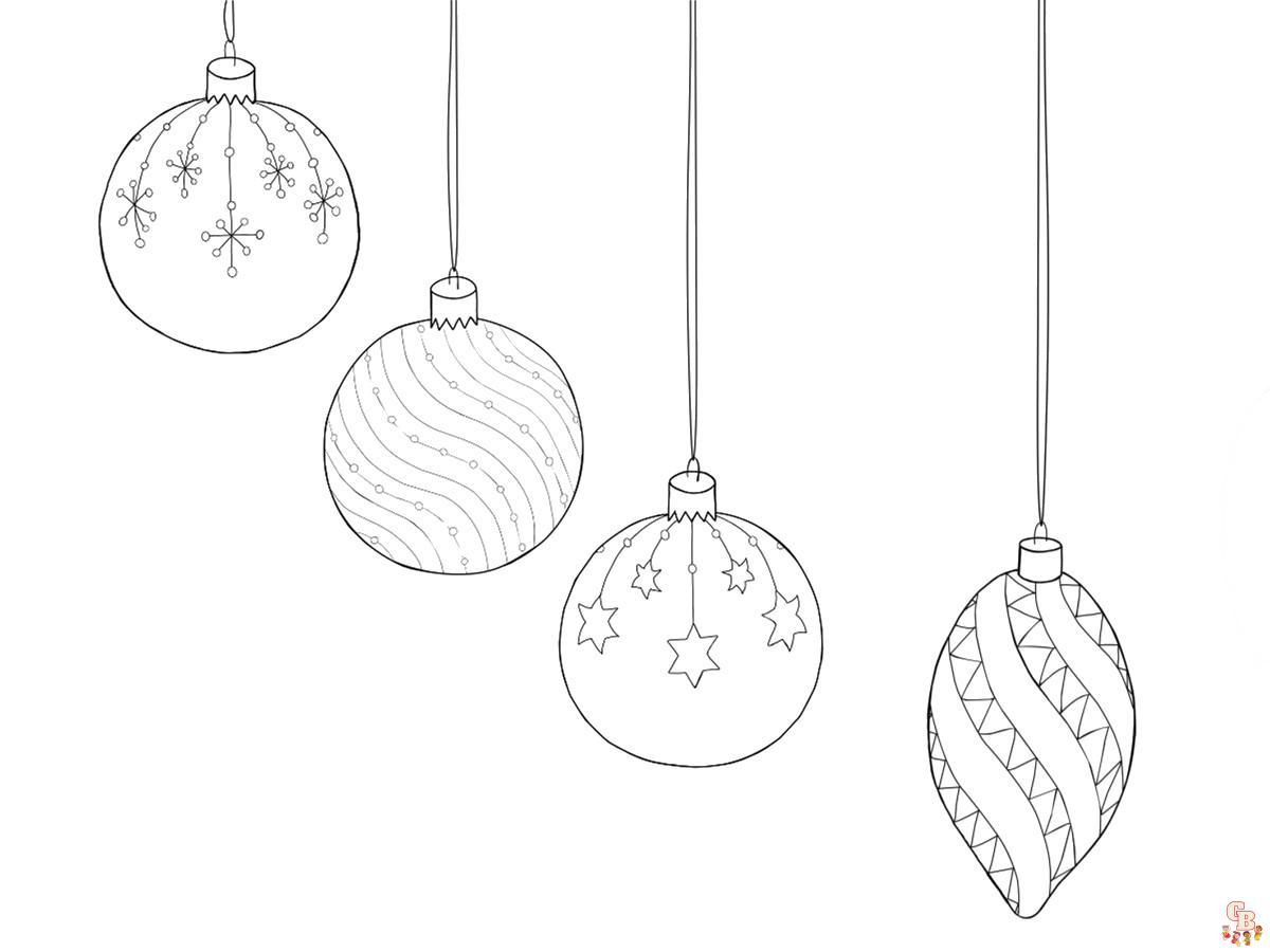 Coloriage Boule De Noel