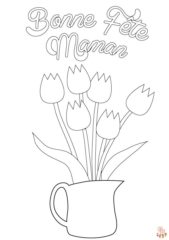 Coloriage Bouquet De Fleurs