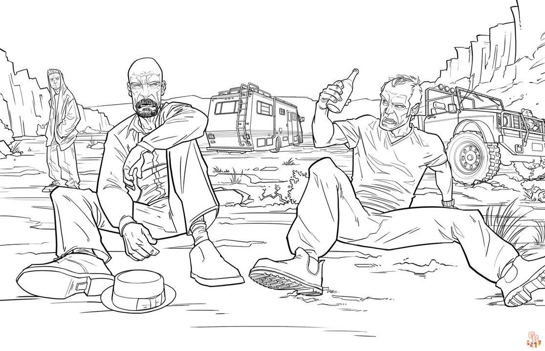 Coloriage Breaking Bad