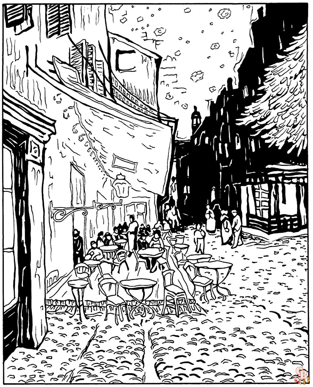 Coloriage Cafe