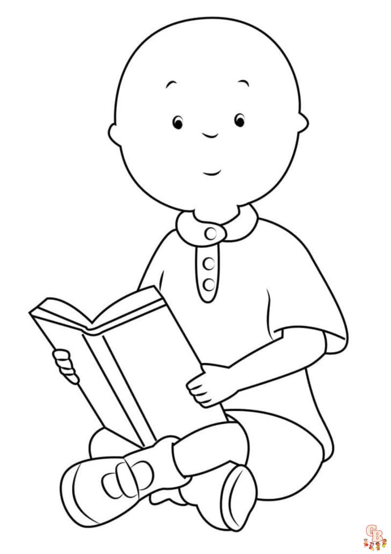 Coloriage Caillou