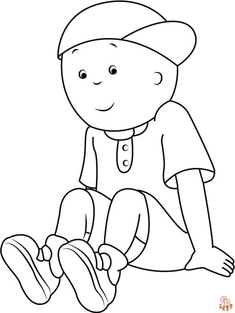 Coloriage Caillou