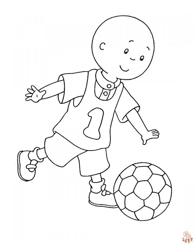 Coloriage Caillou