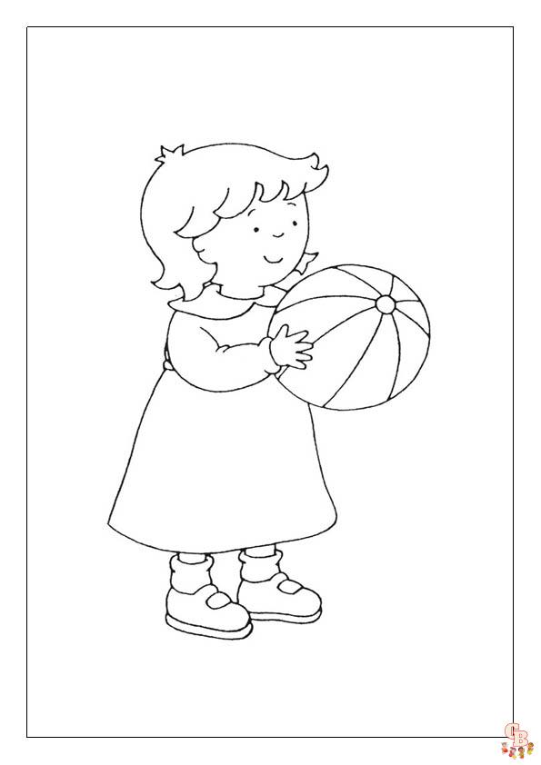 Coloriage Caillou