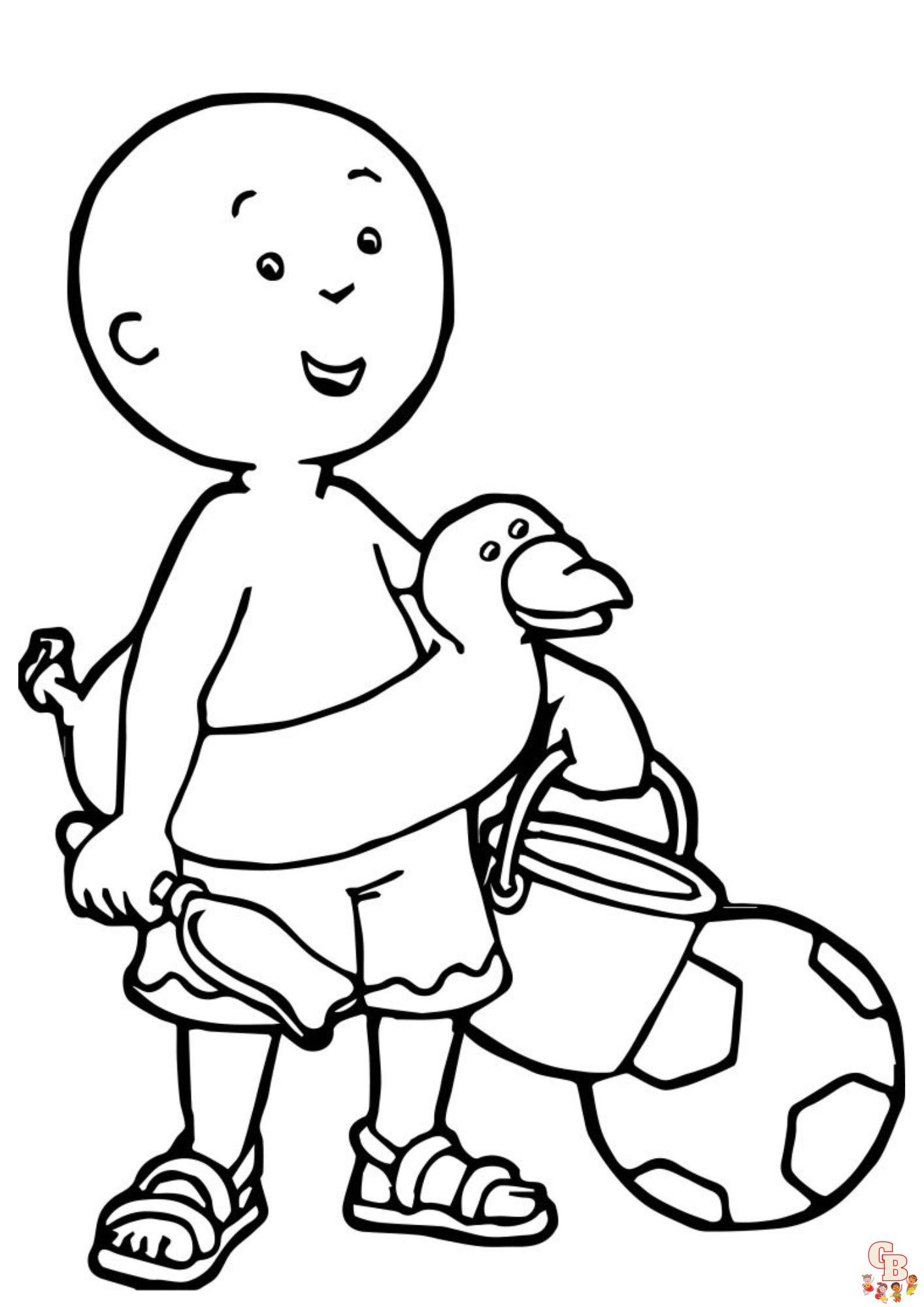 Coloriage Caillou