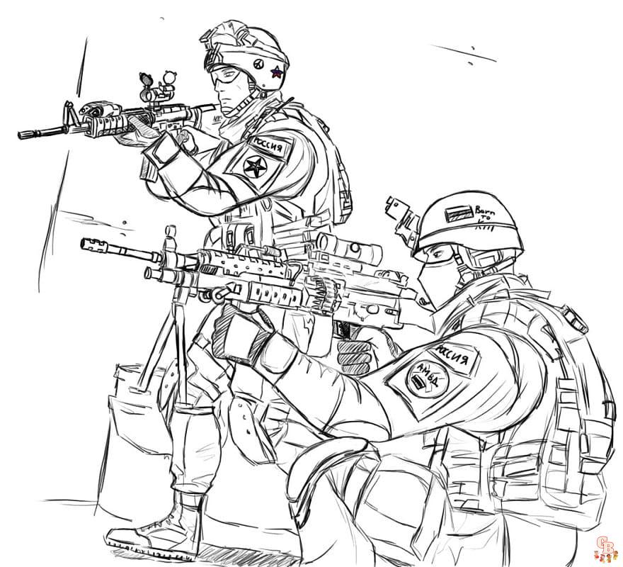 Coloriage Call Of Duty