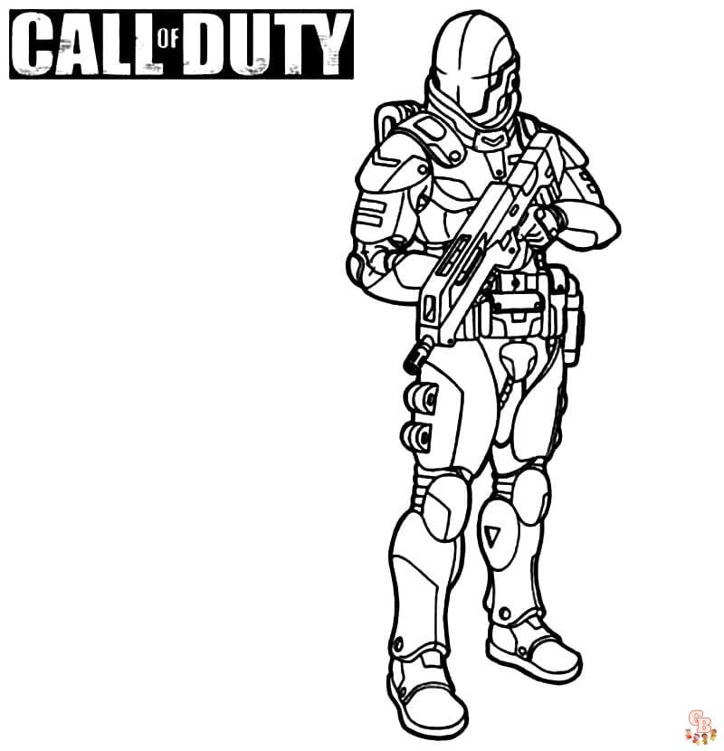 Coloriage Call Of Duty