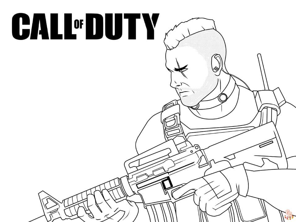 Coloriage Call Of Duty