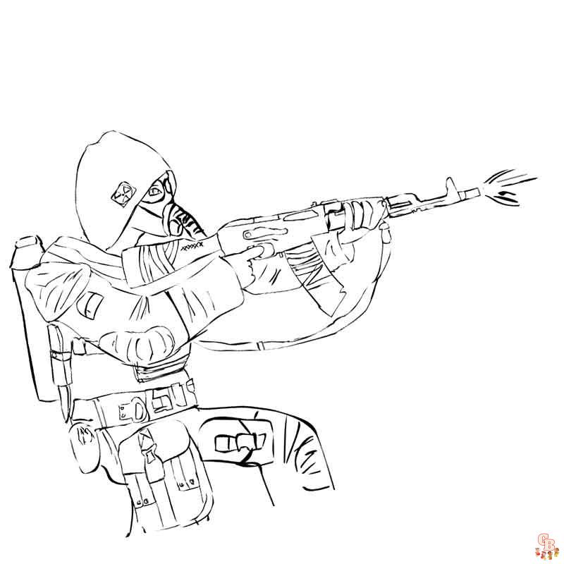 Coloriage Call Of Duty