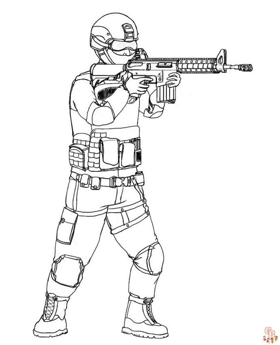 Coloriage Call Of Duty