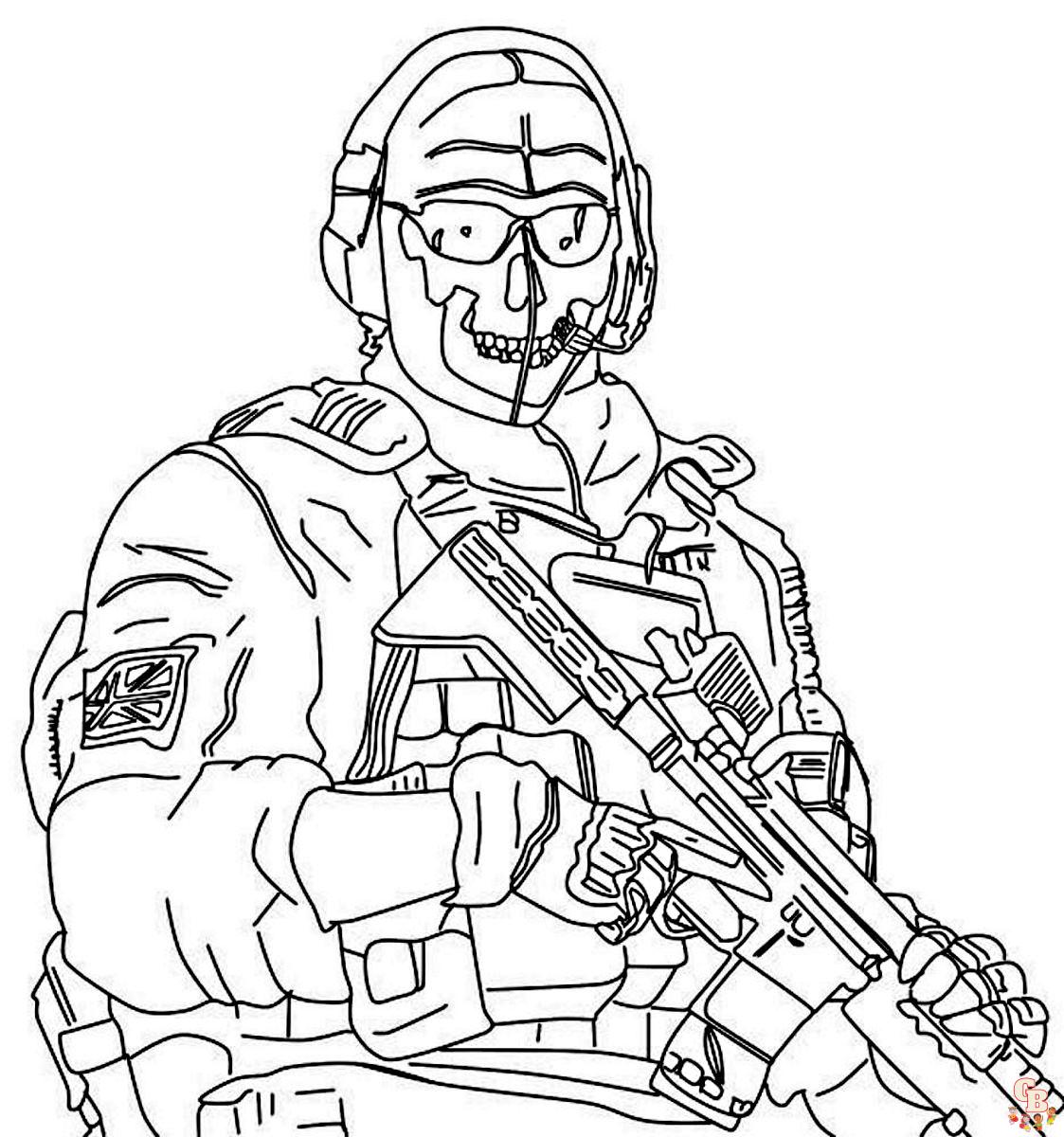 Coloriage Call Of Duty