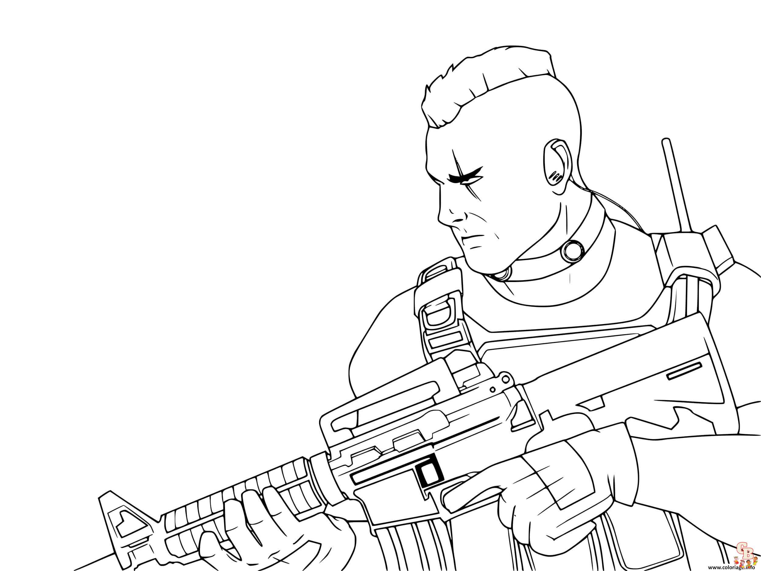 Coloriage Call Of Duty