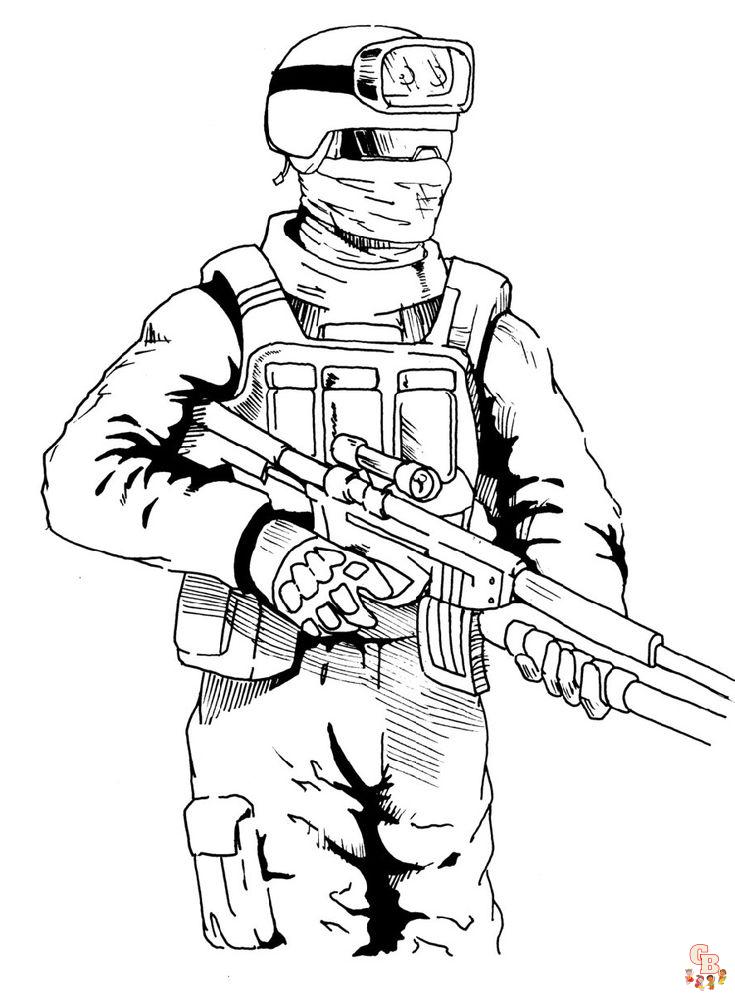 Coloriage Call Of Duty