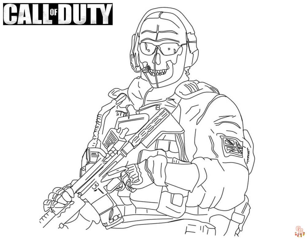 Coloriage Call Of Duty