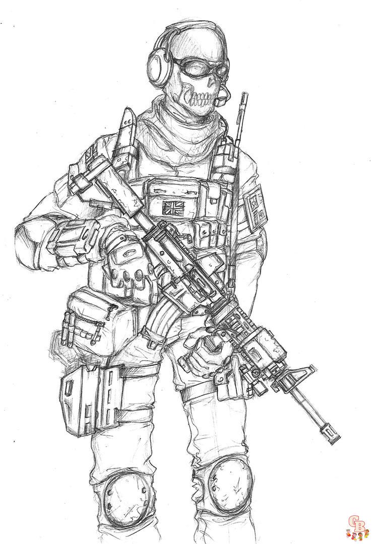 Coloriage Call Of Duty