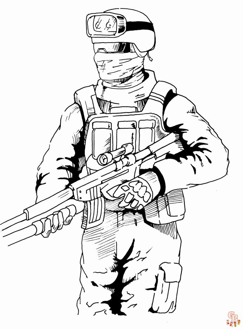 Coloriage Call Of Duty