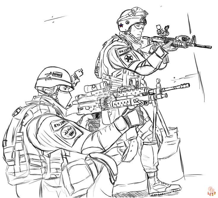 Coloriage Call Of Duty