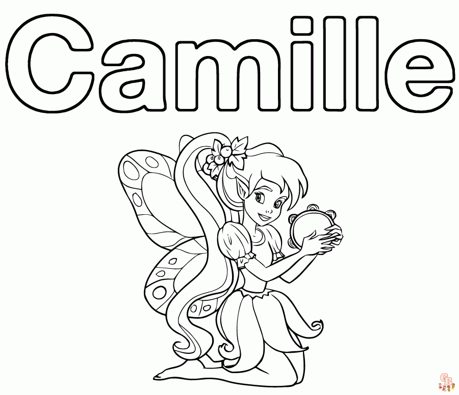 Coloriage Camille