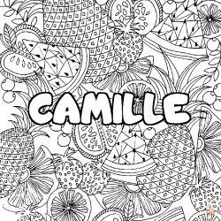 Coloriage Camille