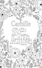 Coloriage Camille